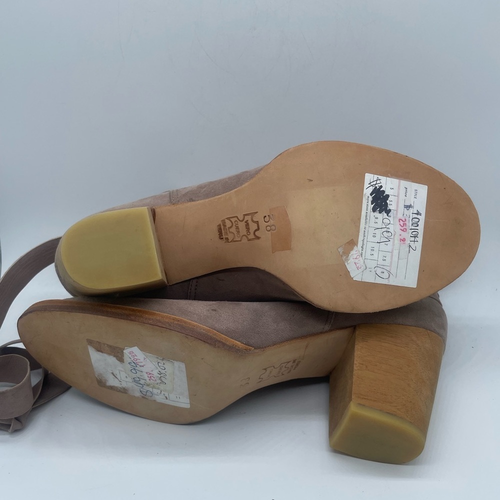 Huma Blanco Tatiana Leather Tie Booties - Picture 9 of 10